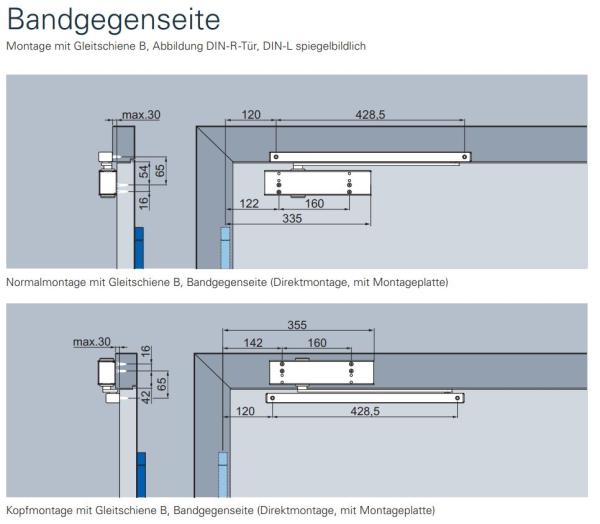 ECO Gleitschienenschließer TS 41 – EN 1-4